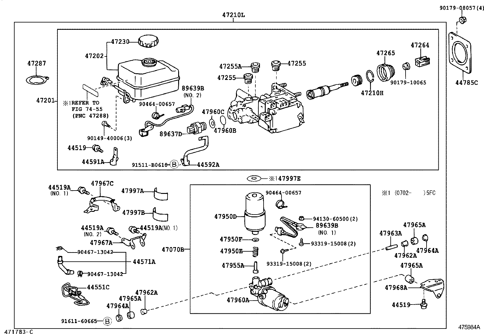  LAND CRUISER 100 |  BRAKE MASTER CYLINDER