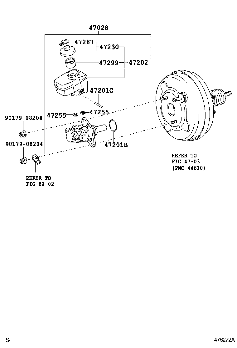  IS F |  BRAKE MASTER CYLINDER