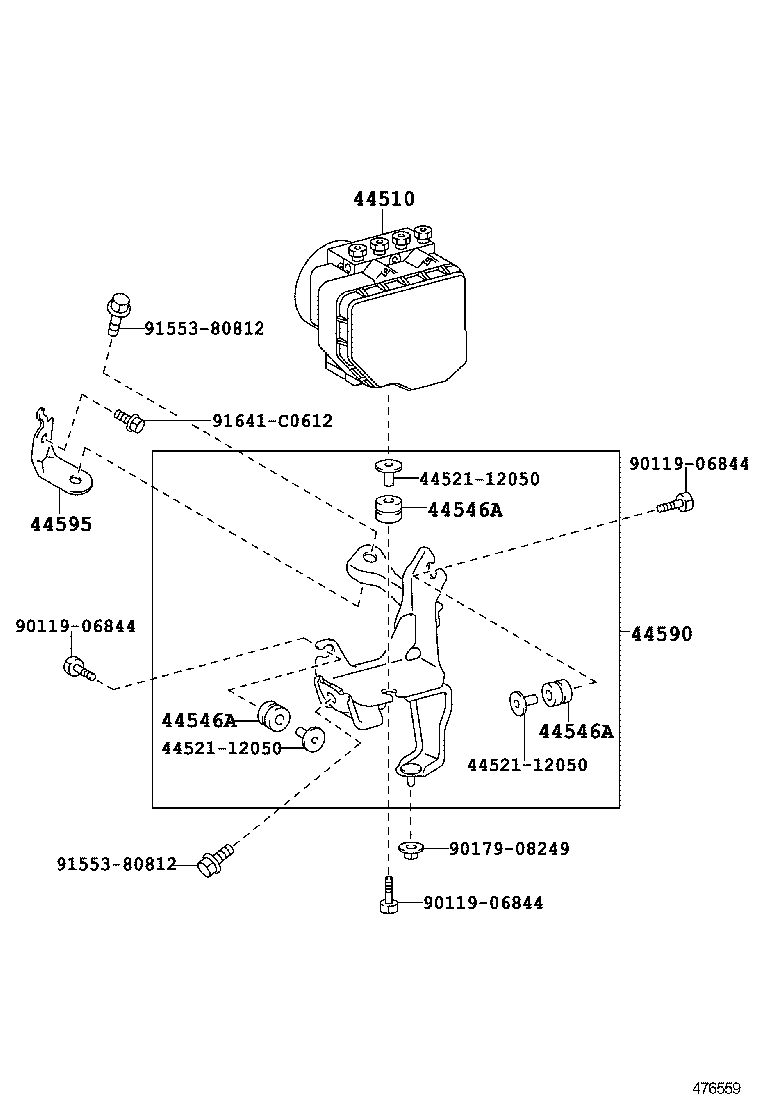  IS250 350 2 D |  BRAKE TUBE CLAMP