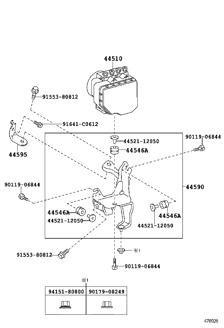  IS250C |  BRAKE TUBE CLAMP
