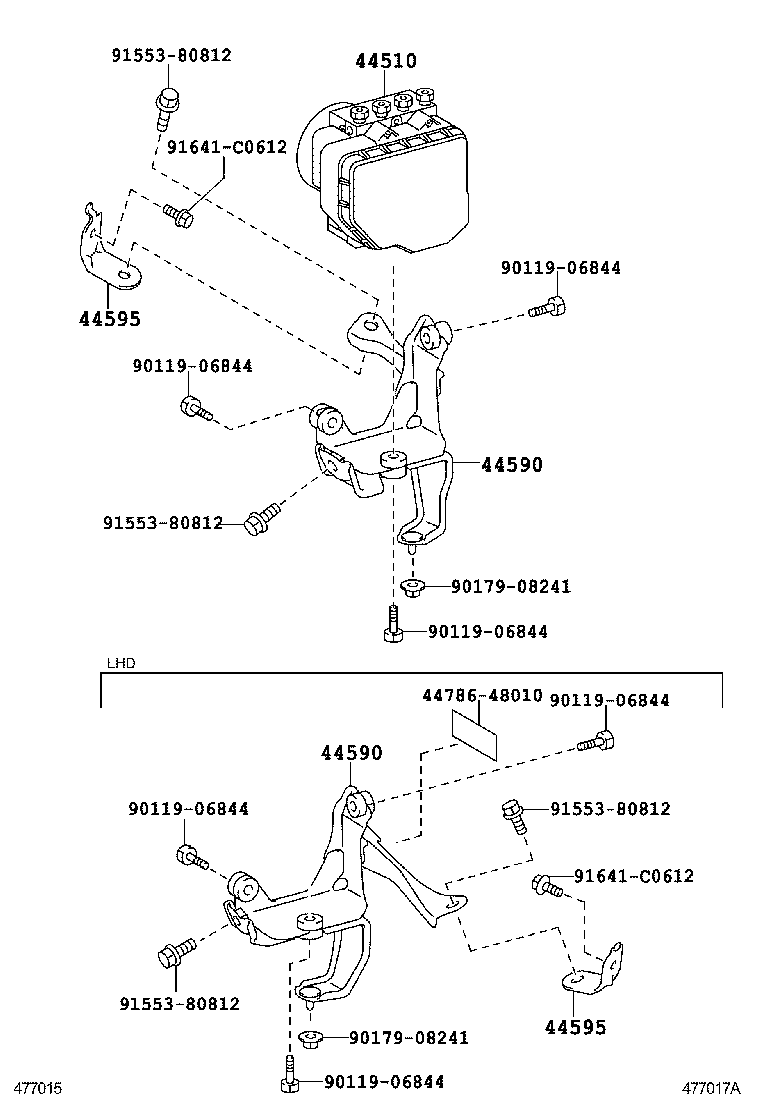  IS F |  BRAKE TUBE CLAMP