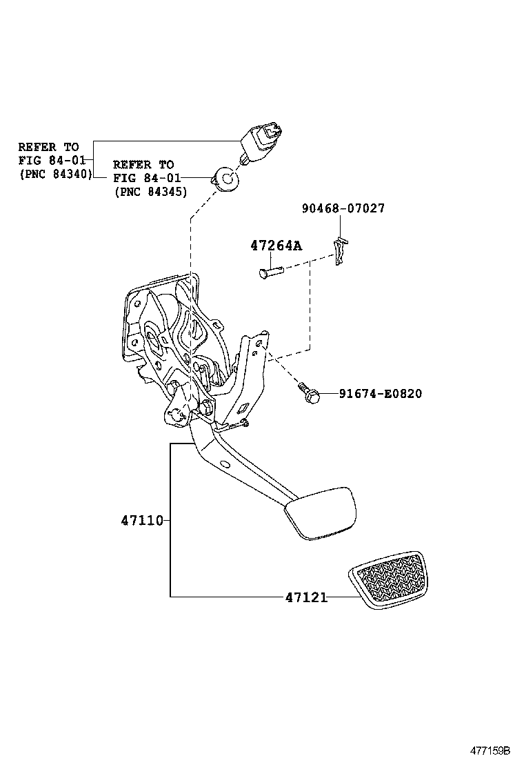  LX570 |  BRAKE PEDAL BRACKET