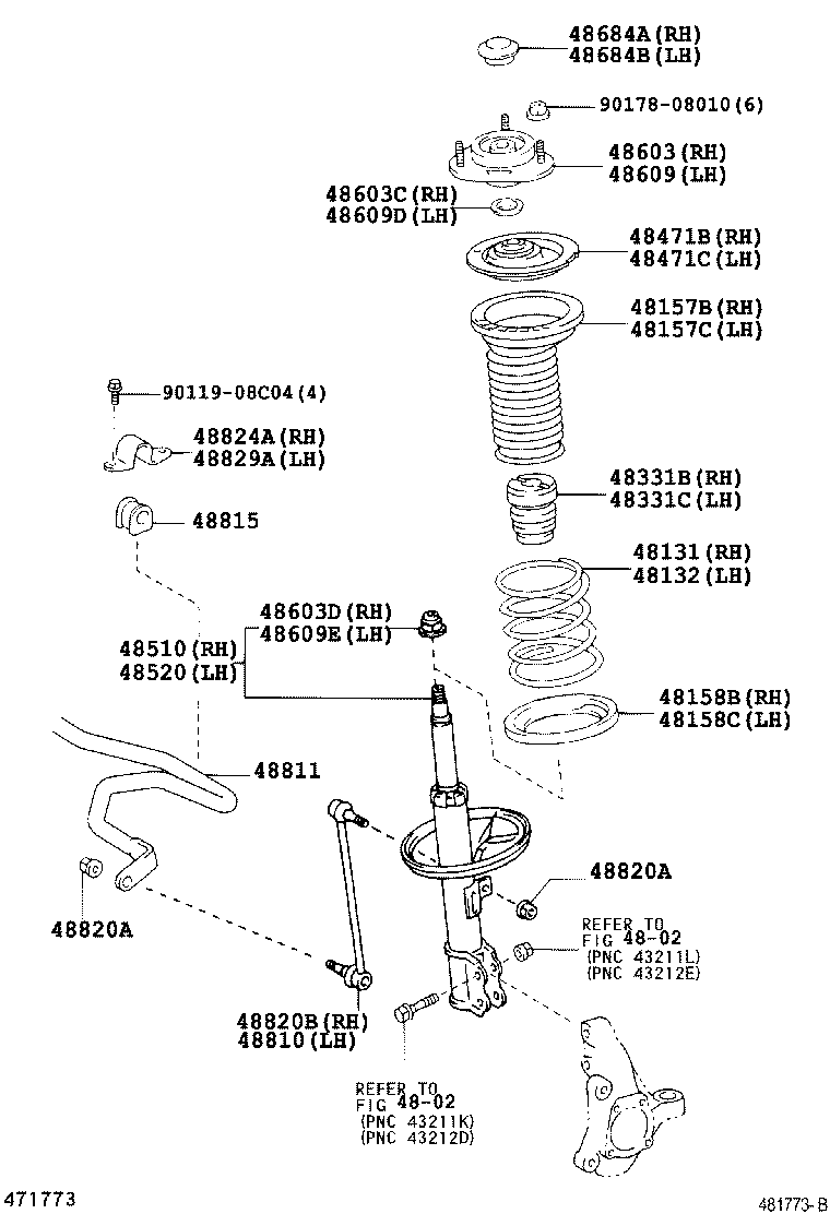  PRIUS |  FRONT SPRING SHOCK ABSORBER