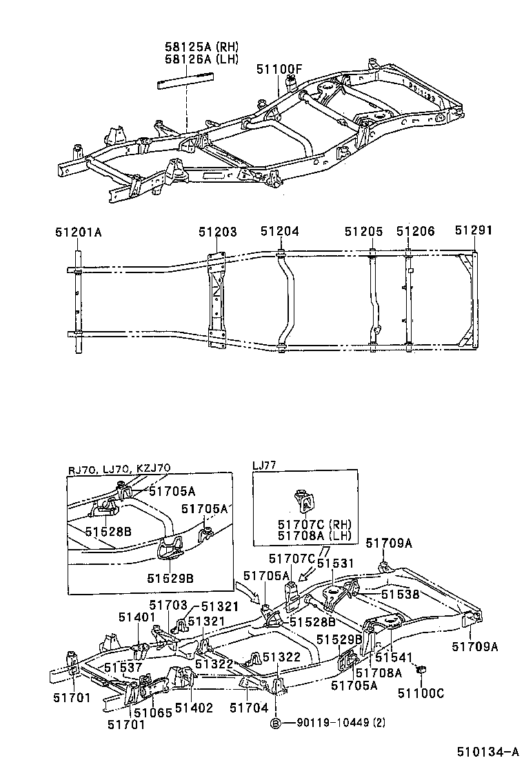  LAND CRUISER 70 |  FRAME