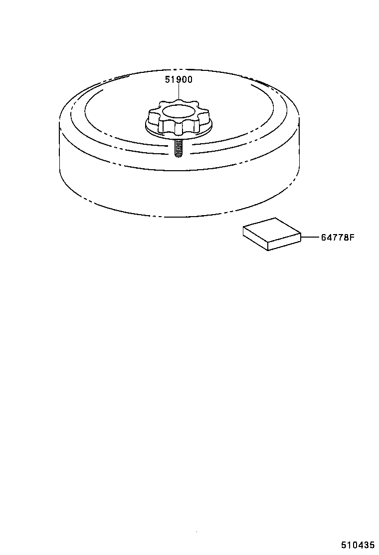  YARIS |  SPARE WHEEL CARRIER