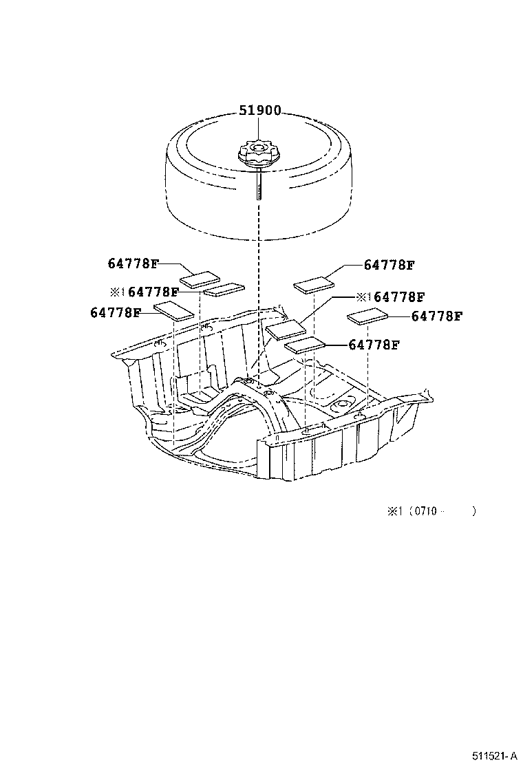  LS600H 600HL |  SPARE WHEEL CARRIER