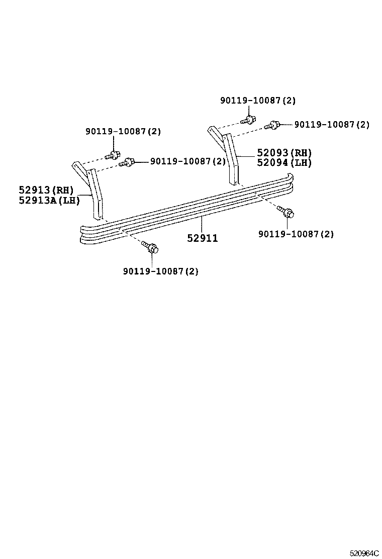  DYNA |  SIDE BUMPER BUMPER STAY