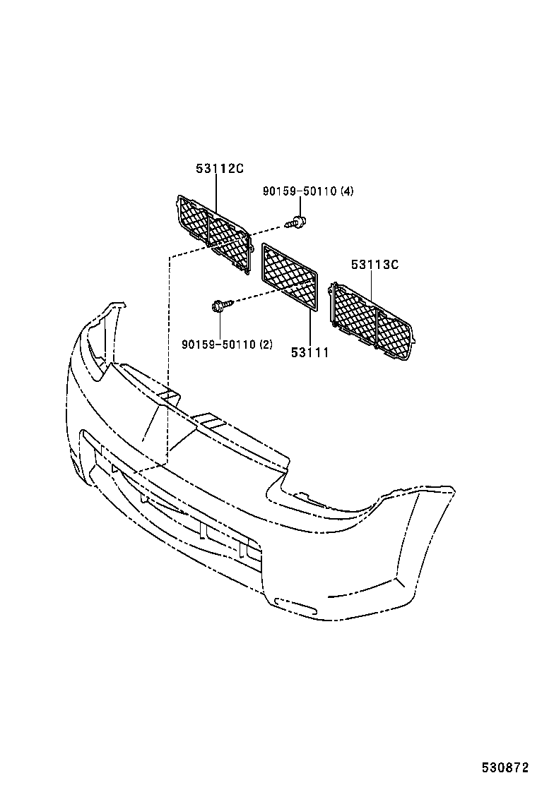  MR2 |  RADIATOR GRILLE