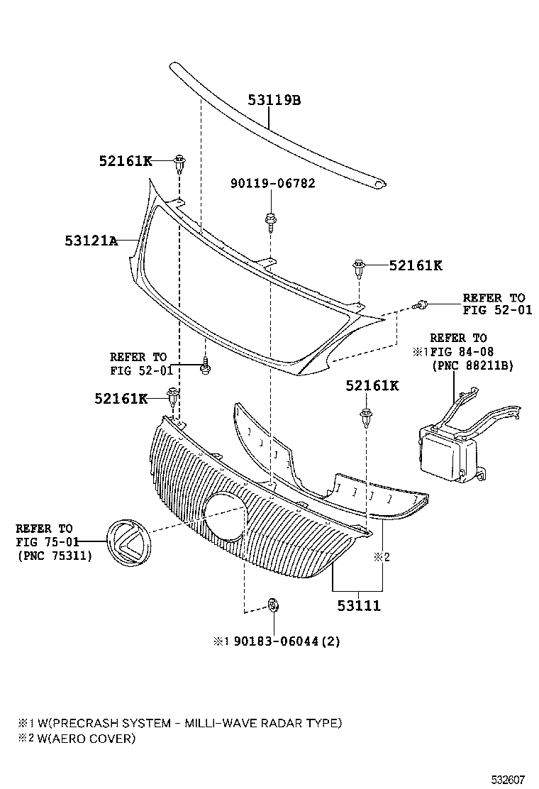  GS30 35 43 460 |  RADIATOR GRILLE