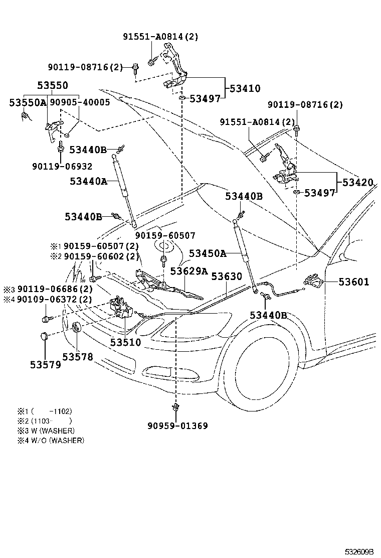  GS30 35 43 460 |  HOOD LOCK HINGE