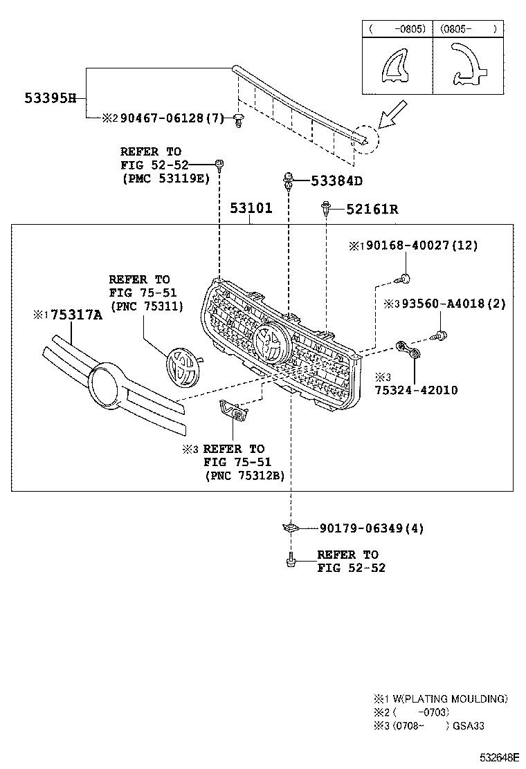  RAV4 |  RADIATOR GRILLE