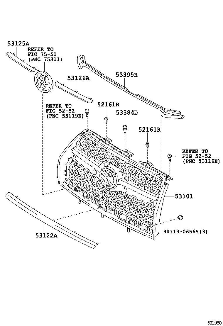  RAV4 |  RADIATOR GRILLE