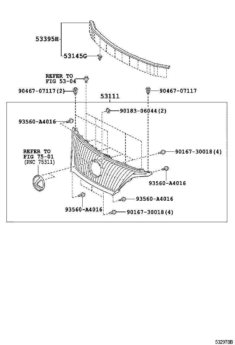  RX270 350 450H |  RADIATOR GRILLE