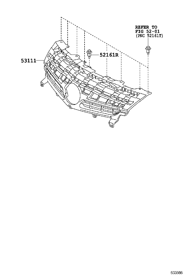  PRIUS |  RADIATOR GRILLE