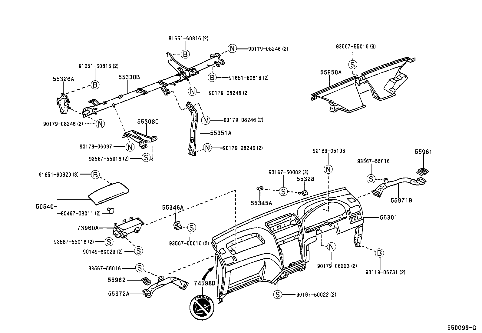  PICNIC |  INSTRUMENT PANEL GLOVE COMPARTMENT