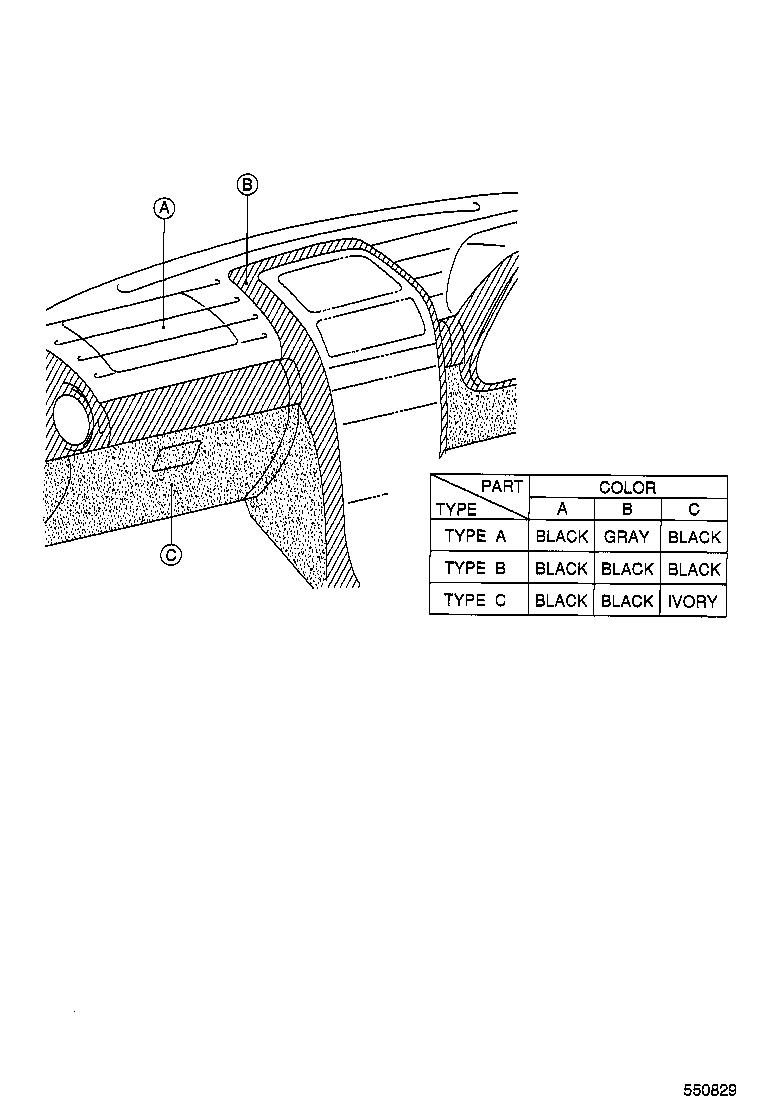  IS200 300 |  INSTRUMENT PANEL GLOVE COMPARTMENT