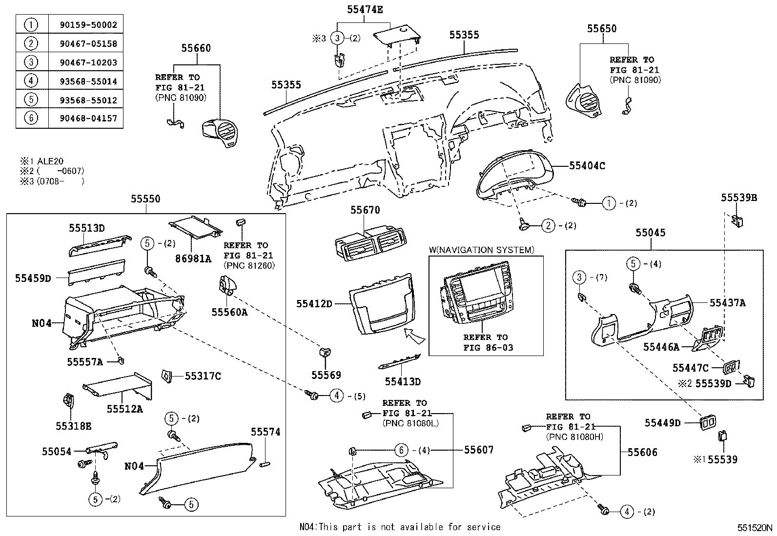  IS250 350 2 D |  INSTRUMENT PANEL GLOVE COMPARTMENT