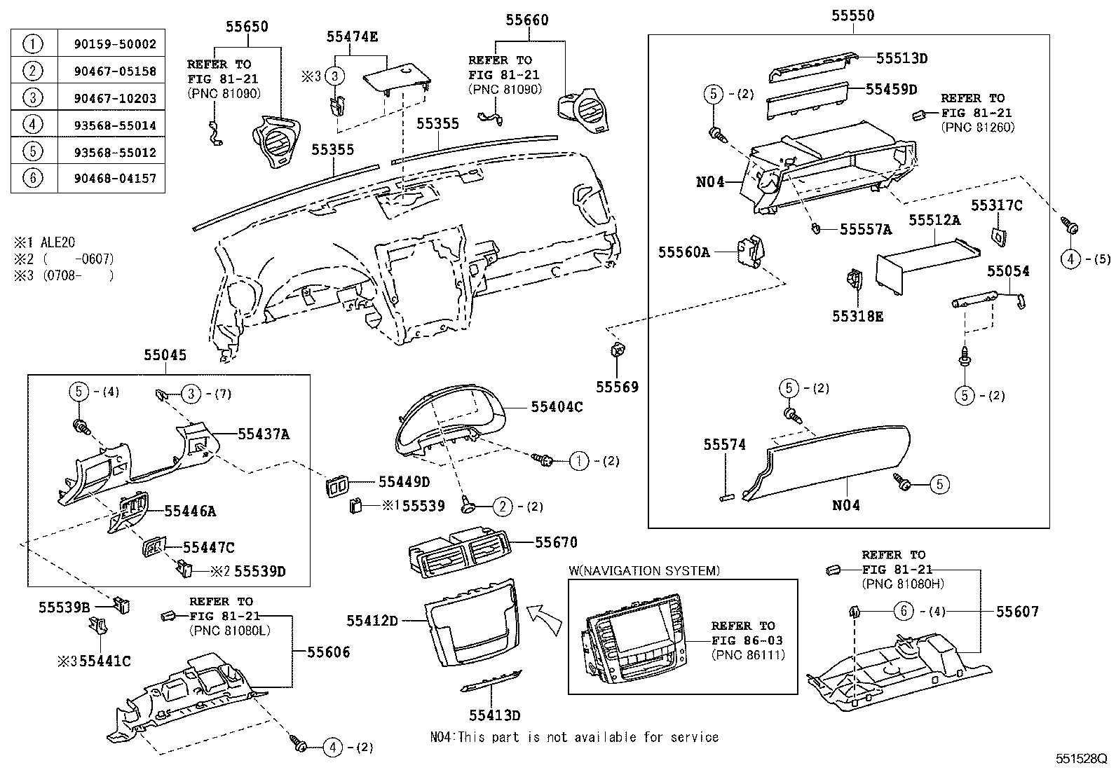  IS250 350 2 D |  INSTRUMENT PANEL GLOVE COMPARTMENT