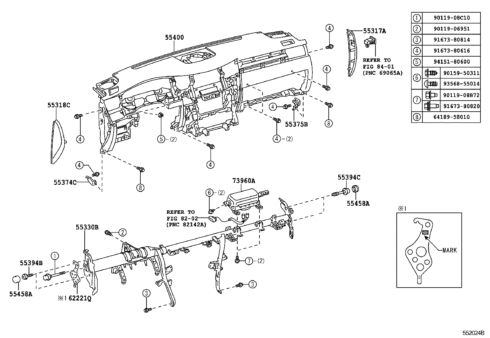  LX570 |  INSTRUMENT PANEL GLOVE COMPARTMENT