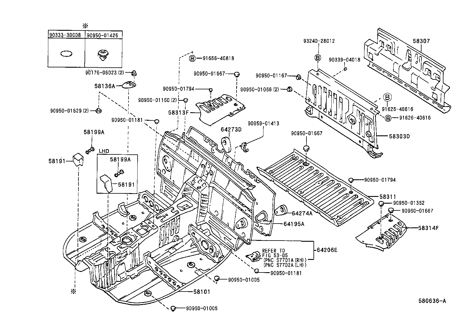  MR2 |  FLOOR PAN LOWER BACK PANEL