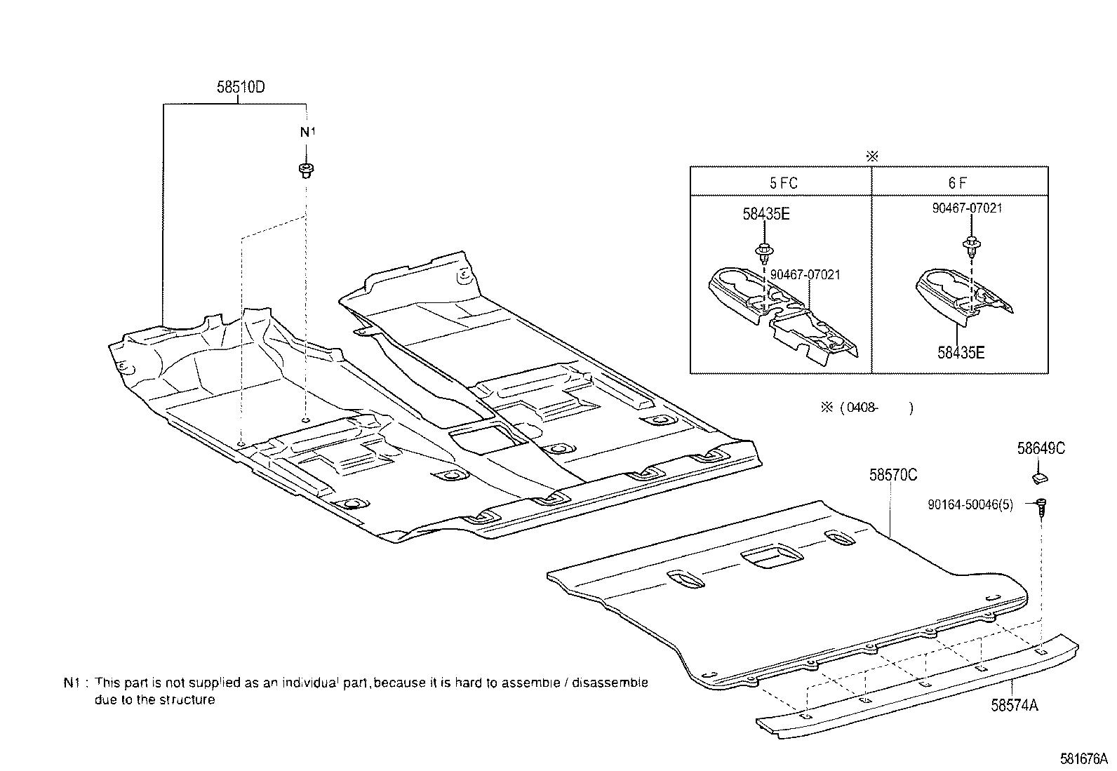  LAND CRUISER 120 |  FLOOR MAT SILENCER PAD