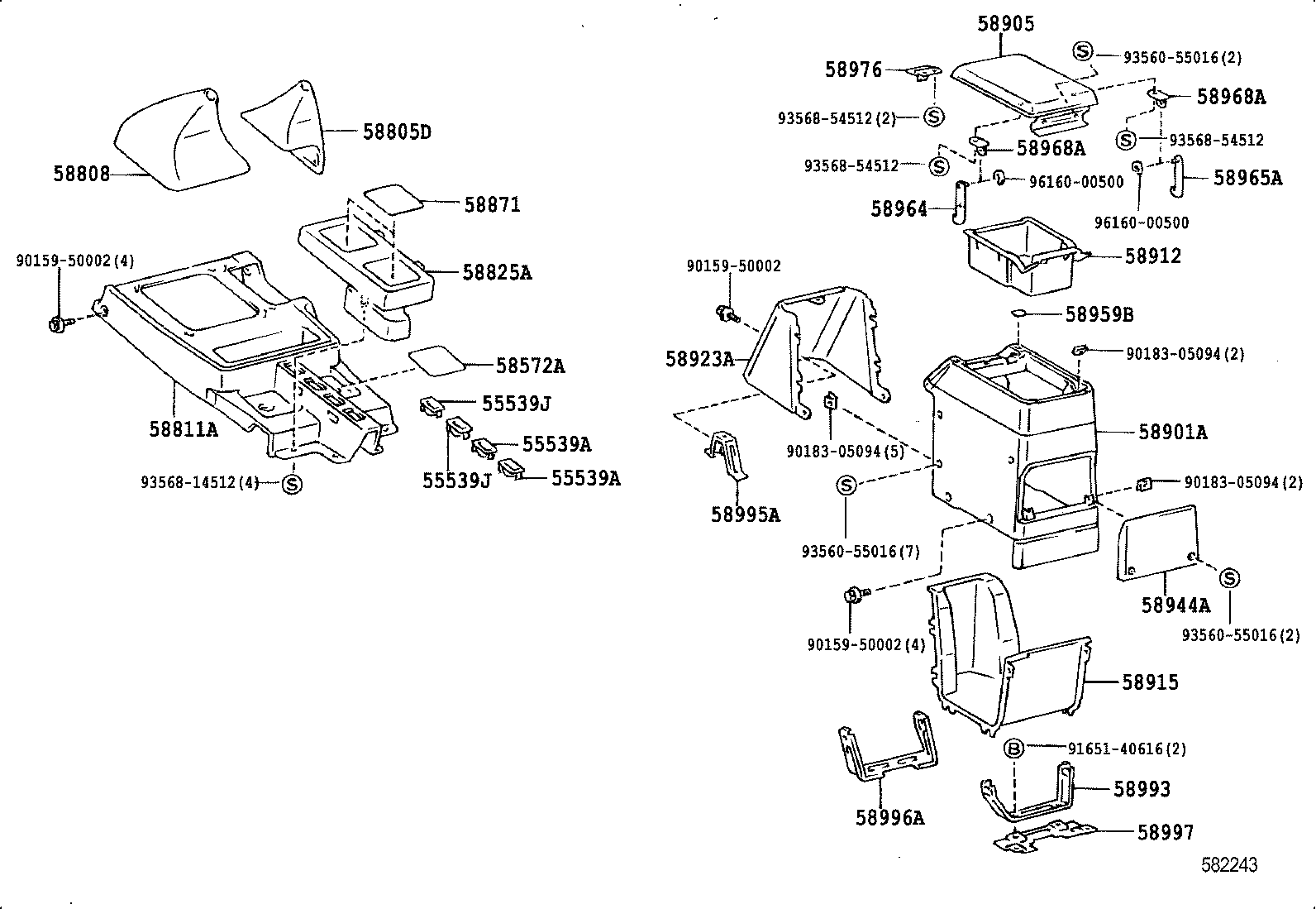  LAND CRUISER 70 |  CONSOLE BOX BRACKET