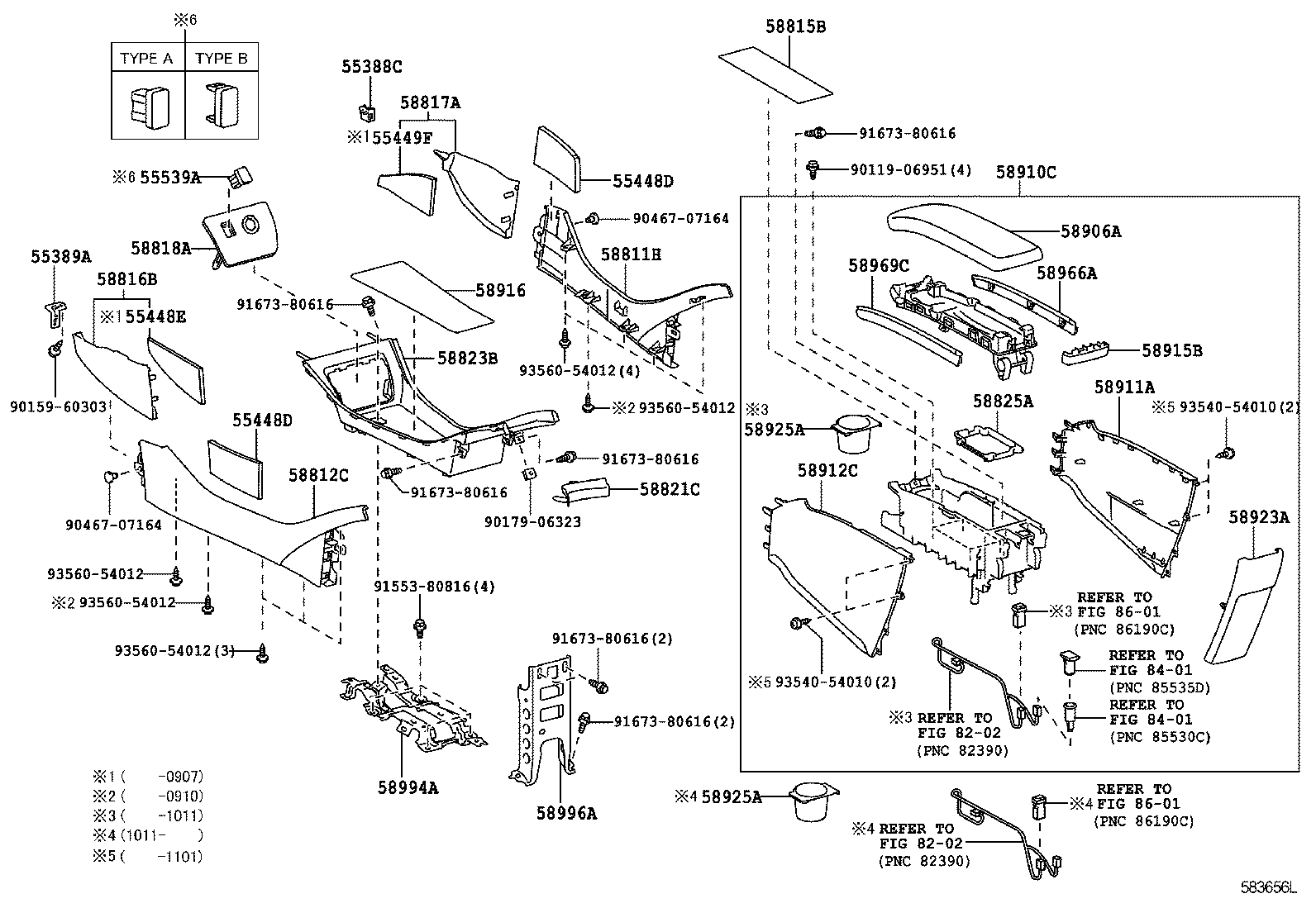  PRIUS |  CONSOLE BOX BRACKET