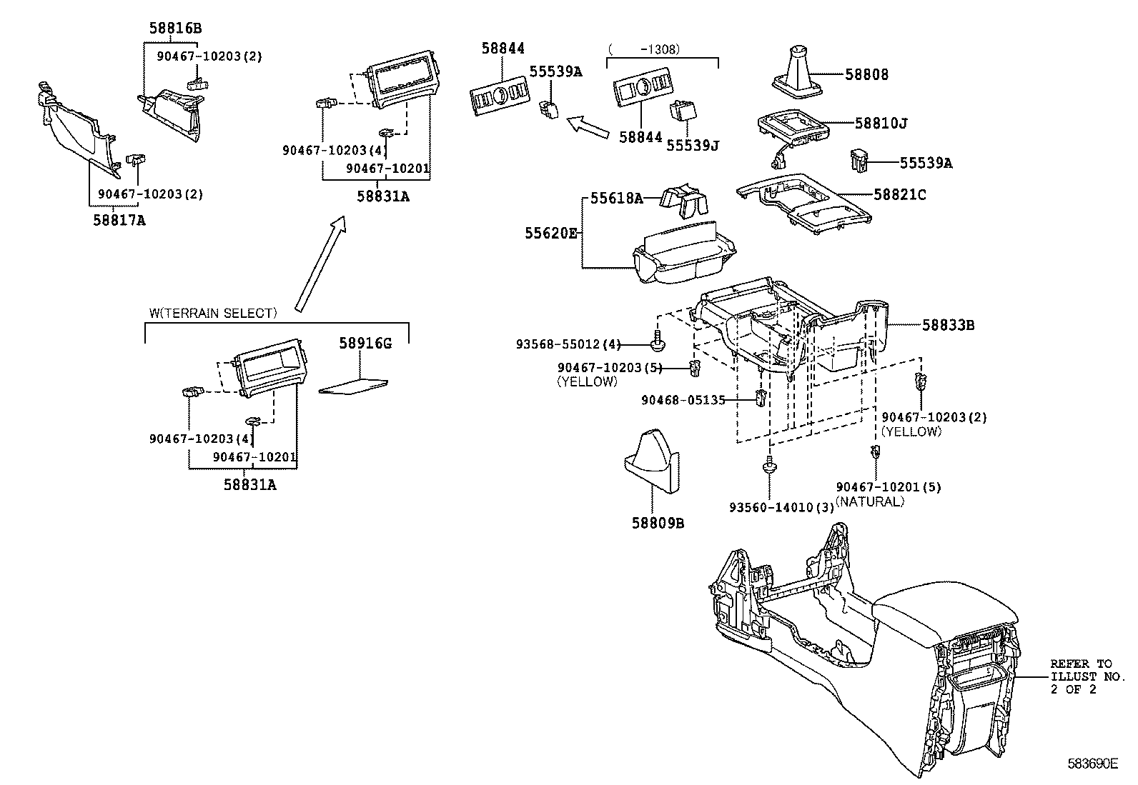  LAND CRUISER 150 |  CONSOLE BOX BRACKET