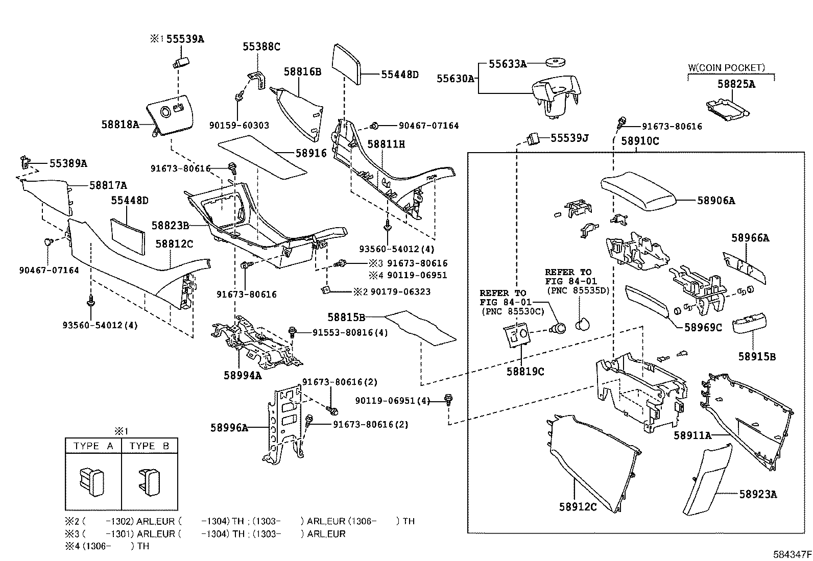  PRIUS |  CONSOLE BOX BRACKET