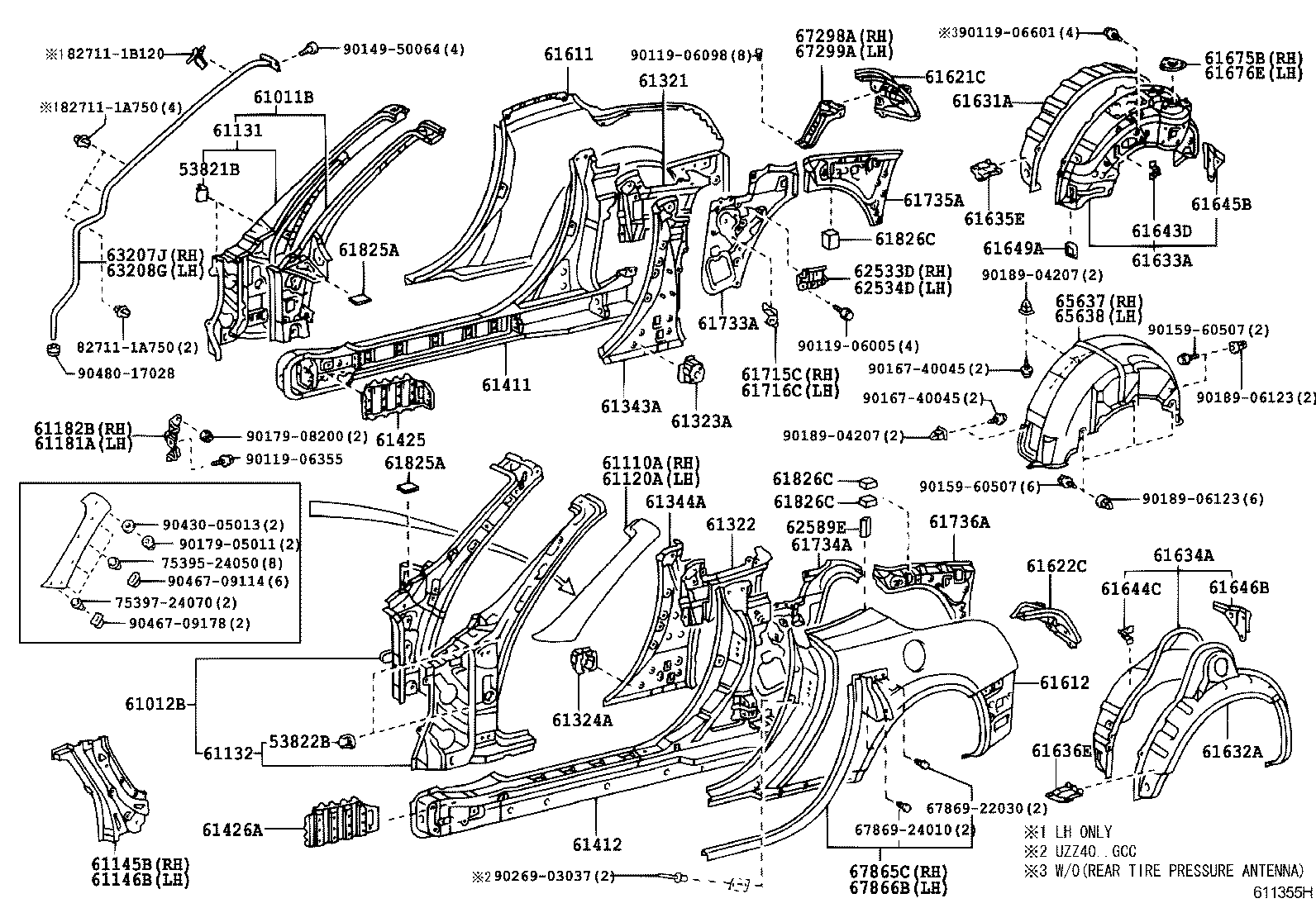  SC430 |  SIDE MEMBER