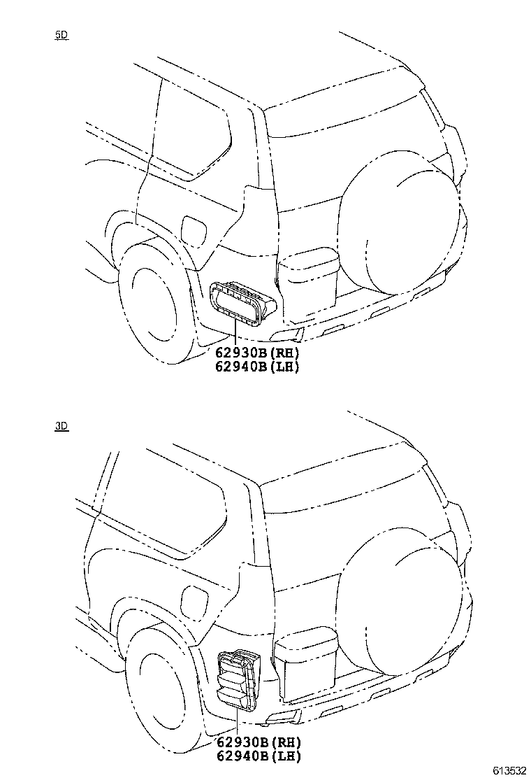  LAND CRUISER 150 |  REAR VENTILATOR ROOF VENTILATOR