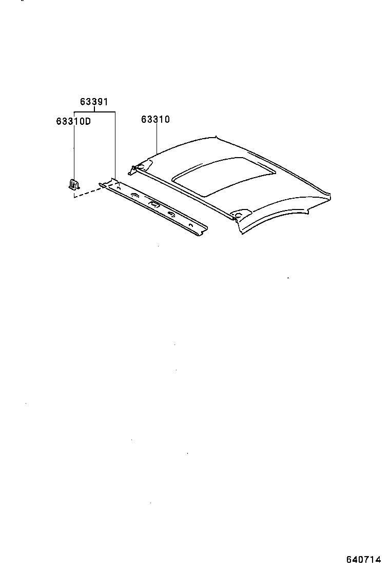  MR2 |  ROOF HEADLINING SILENCER PAD