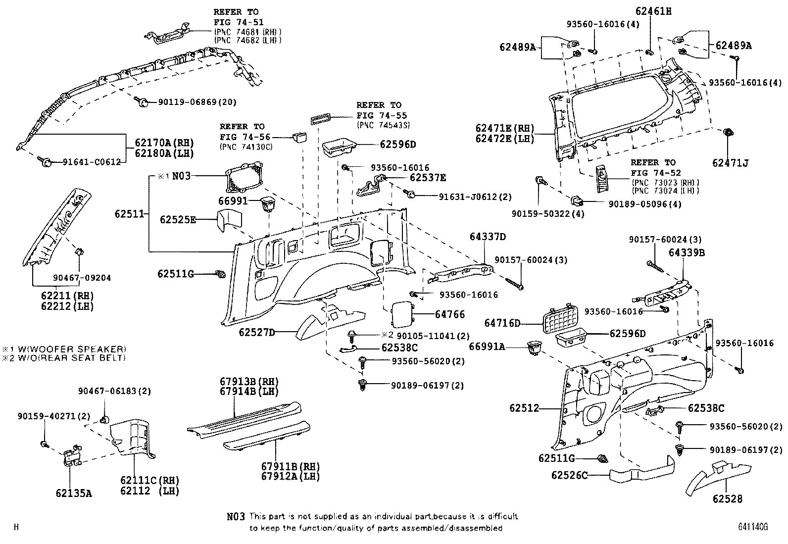  LAND CRUISER 120 |  INSIDE TRIM BOARD