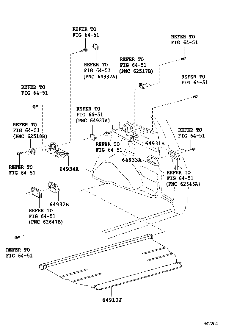  LAND CRUISER 200 202 |  PACKAGE TRAY PANEL