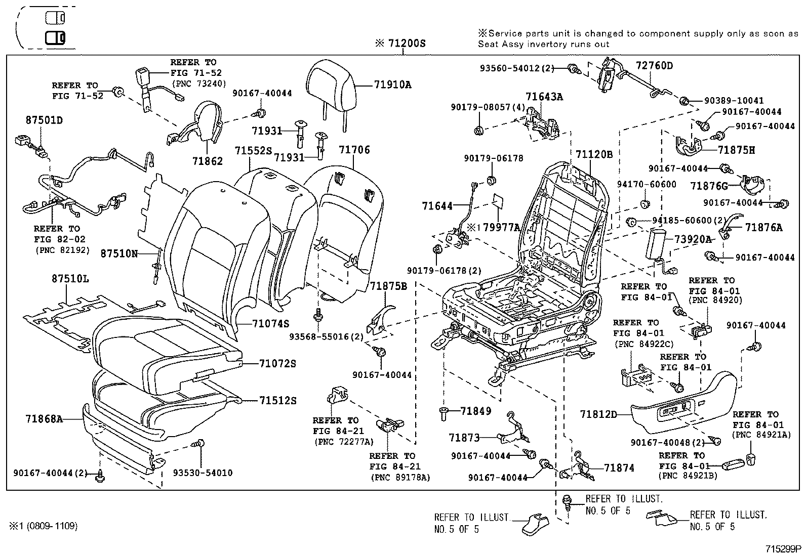 LAND CRUISER 200 202 |  SEAT SEAT TRACK