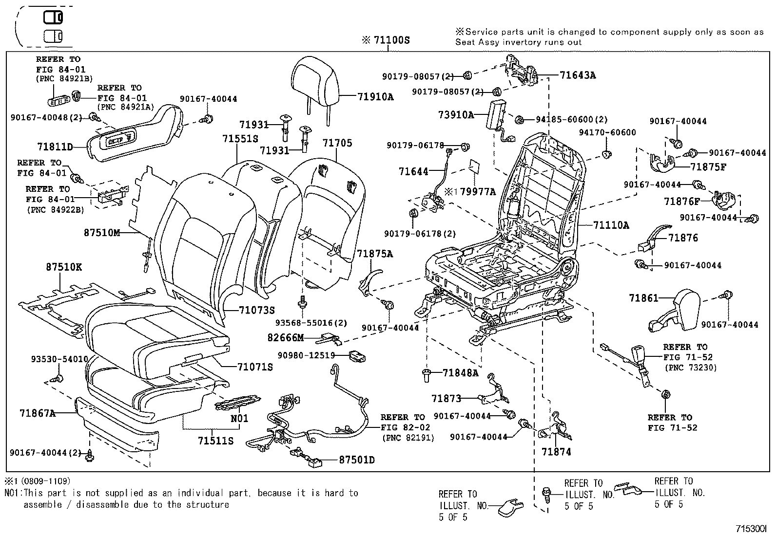 LAND CRUISER 200 202 |  SEAT SEAT TRACK