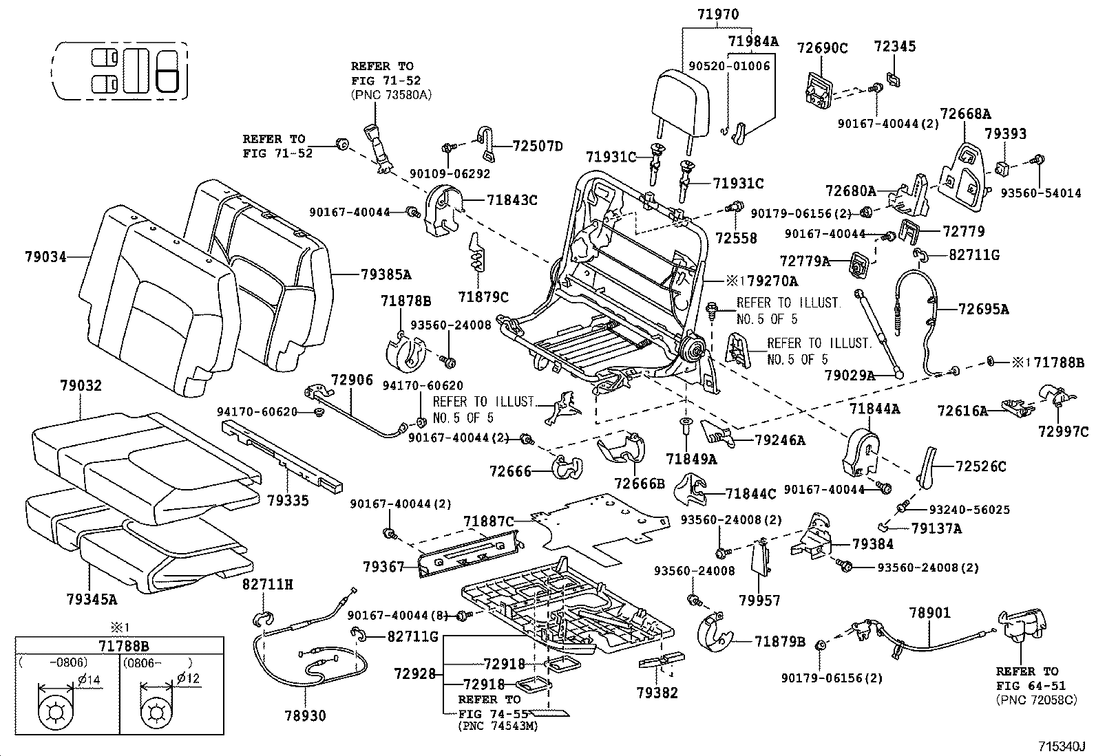  LAND CRUISER 200 202 |  SEAT SEAT TRACK