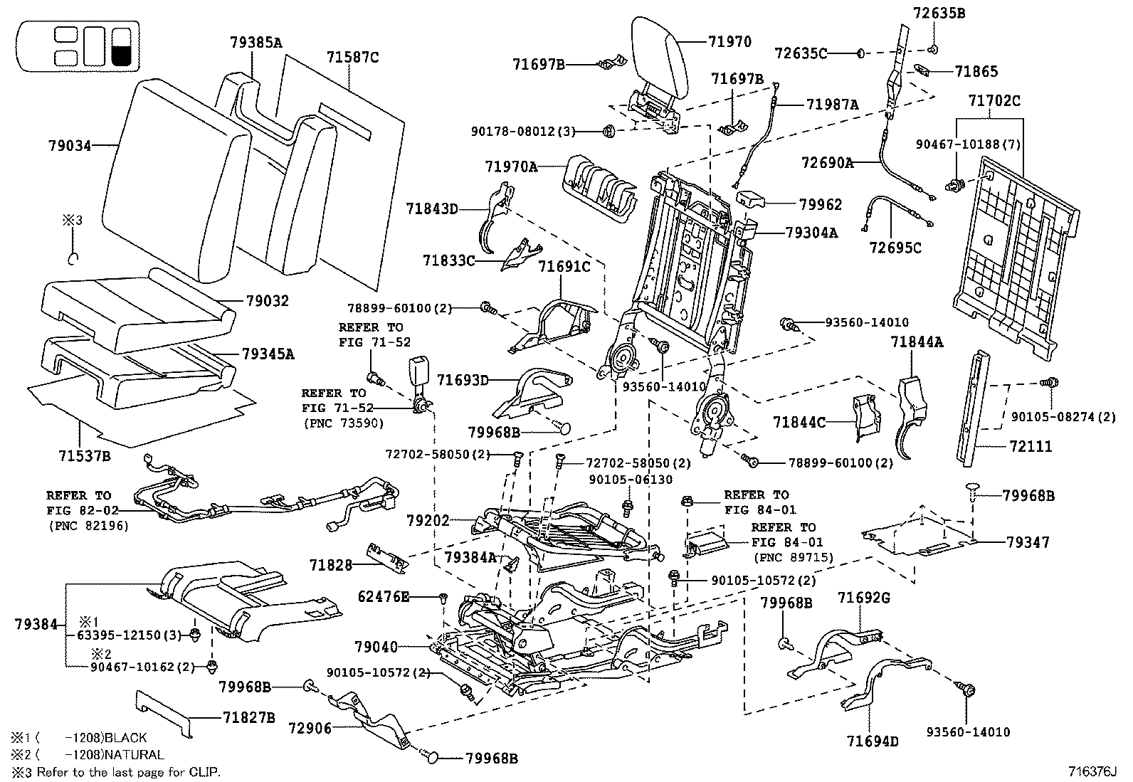  LAND CRUISER 150 |  SEAT SEAT TRACK