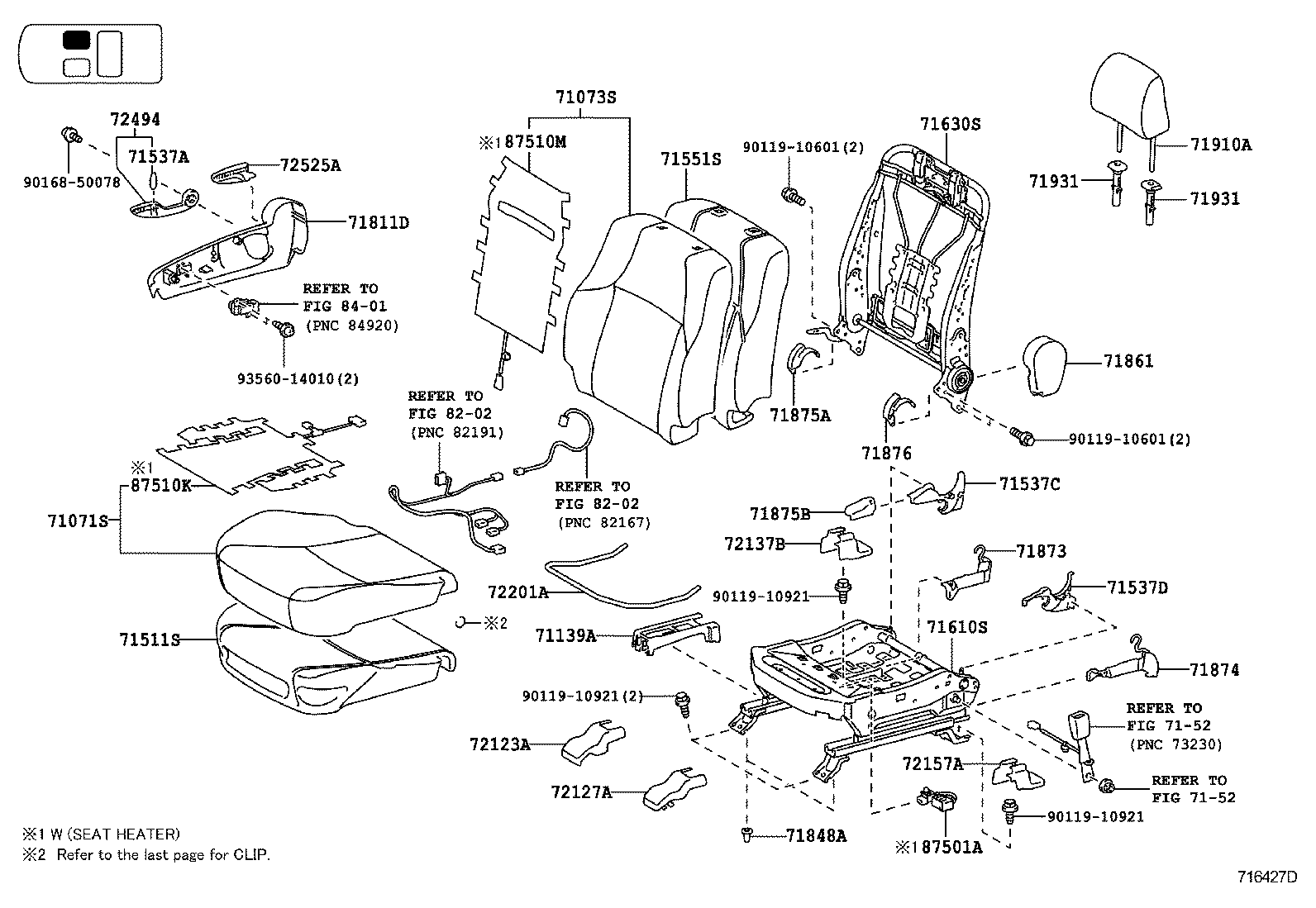  LAND CRUISER 150 |  SEAT SEAT TRACK