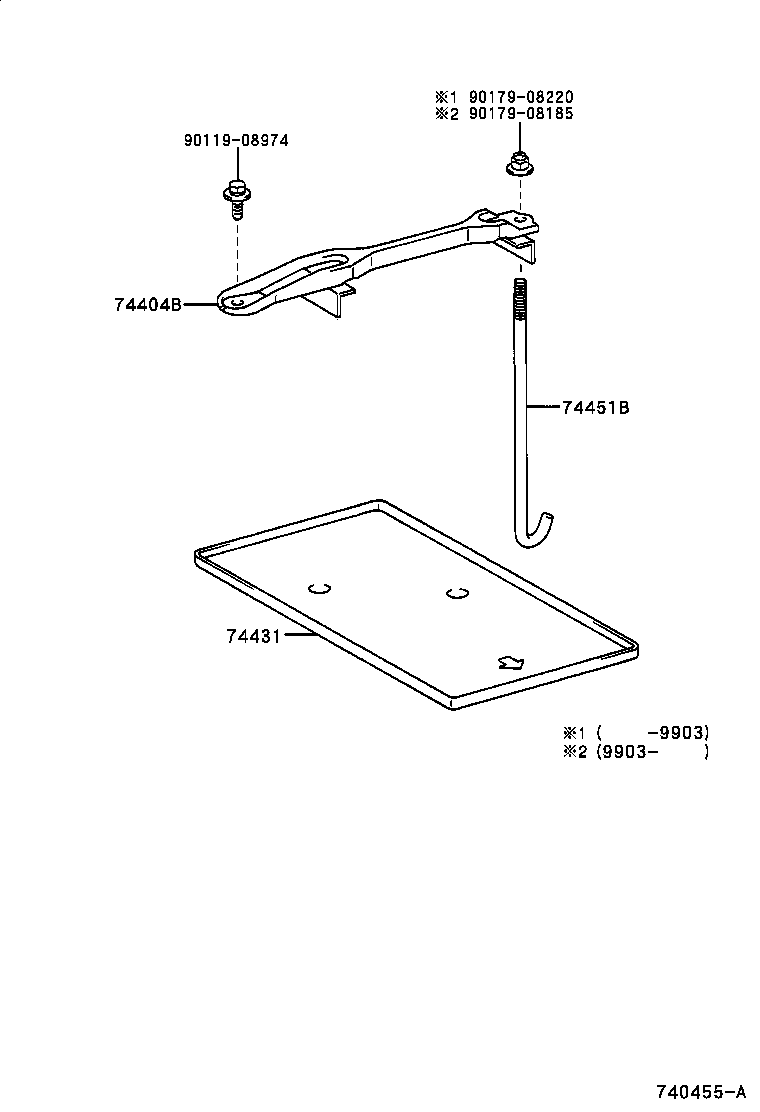  LAND CRUISER 100 105 |  BATTERY CARRIER