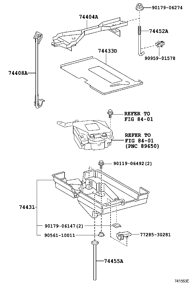  GS30 35 43 460 |  BATTERY CARRIER