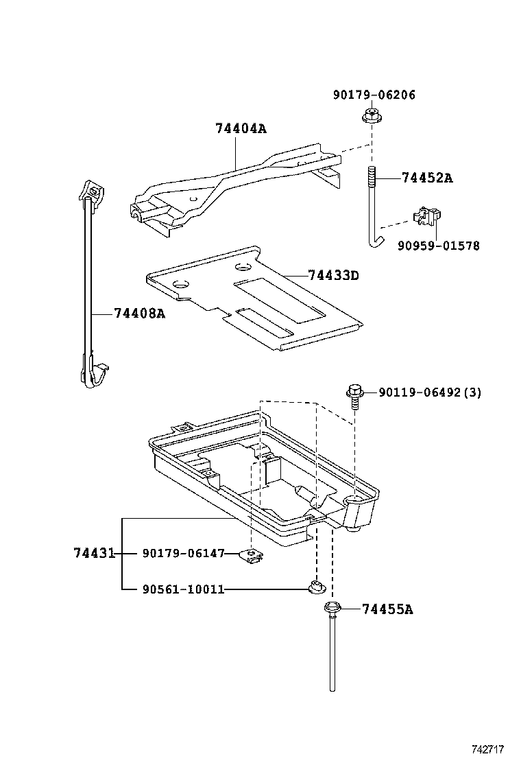  IS250C |  BATTERY CARRIER