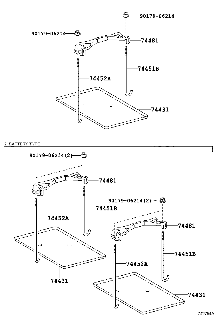  LAND CRUISER 150 |  BATTERY CARRIER