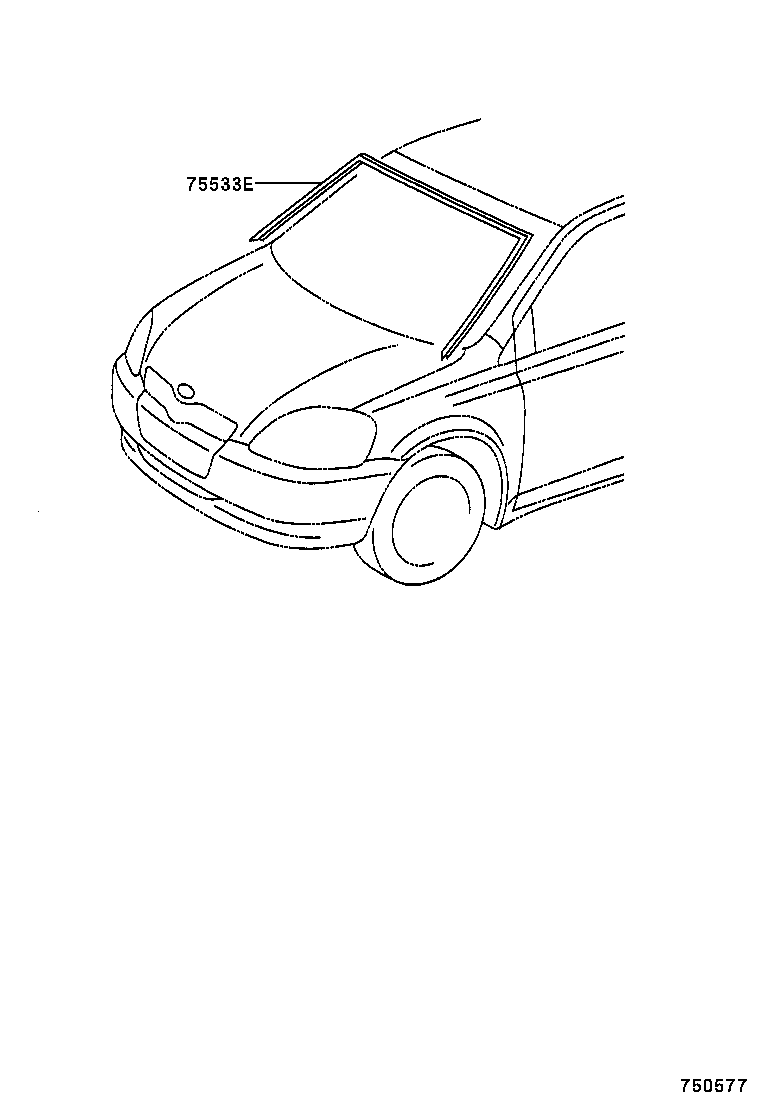  YARIS |  FRONT MOULDING