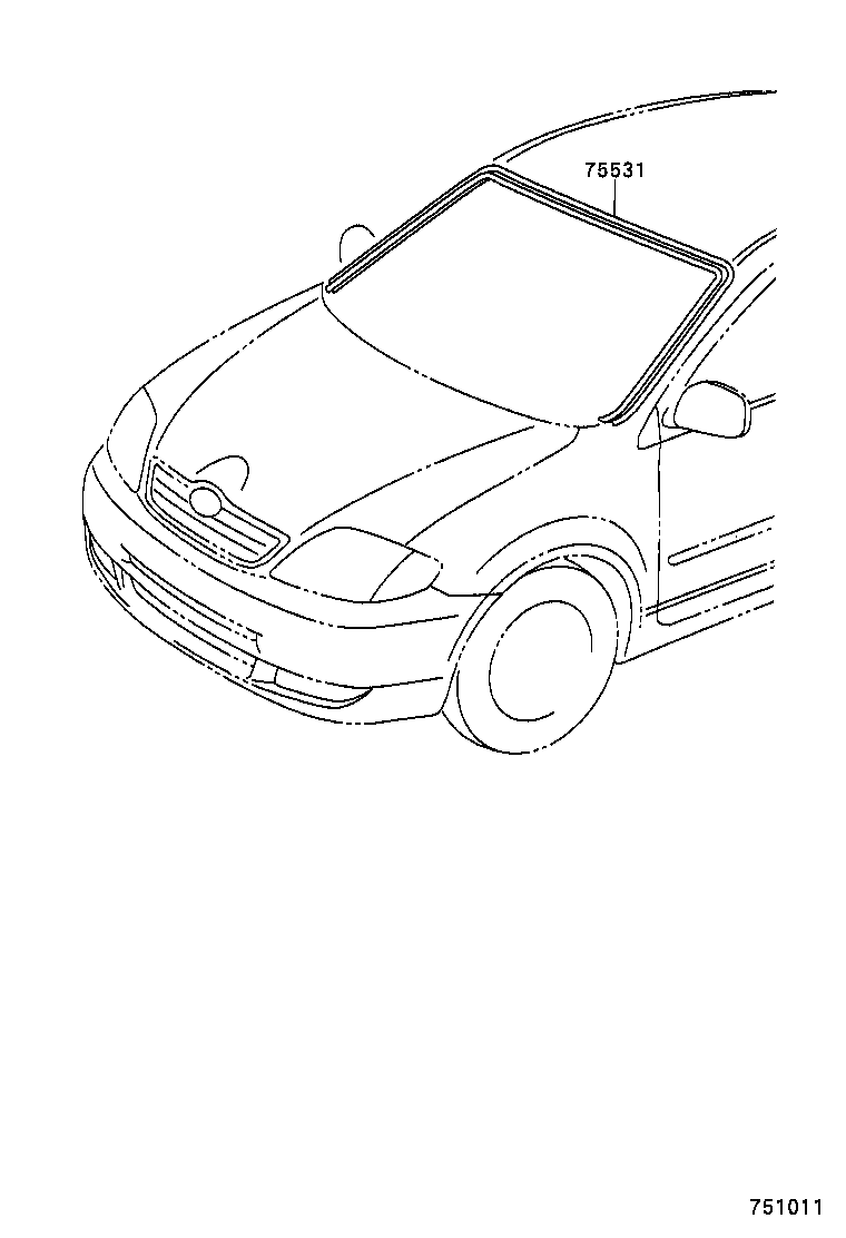  COROLLA |  FRONT MOULDING