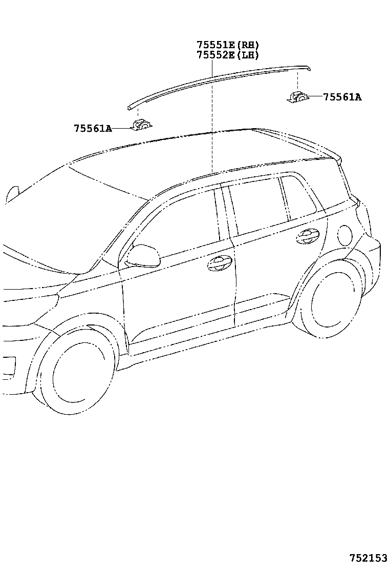  URBAN CRUISER |  SIDE MOULDING