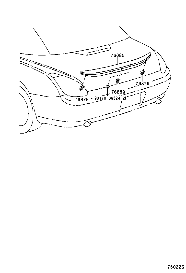  SC430 |  MUDGUARD SPOILER