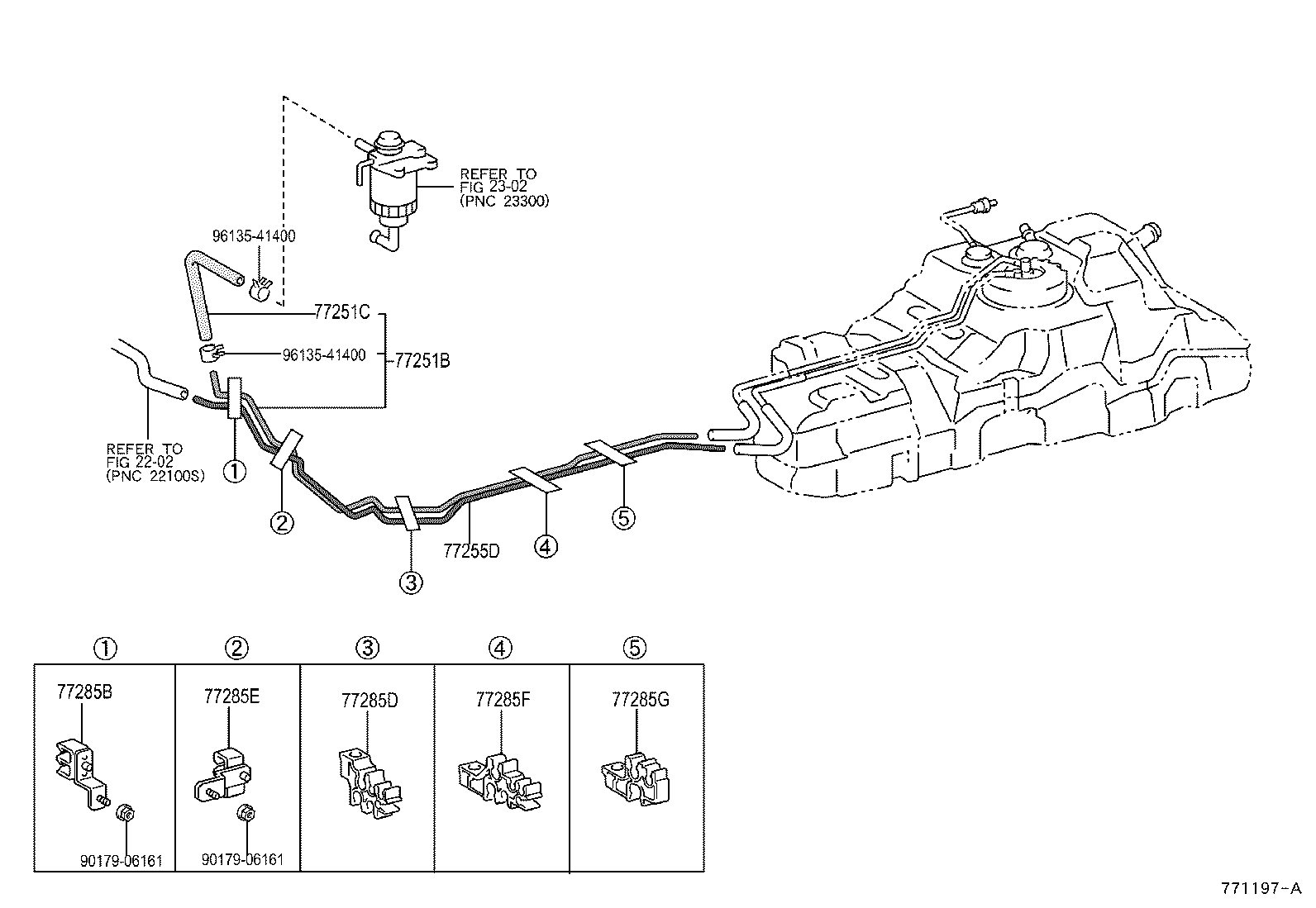  LAND CRUISER 120 |  FUEL TANK TUBE