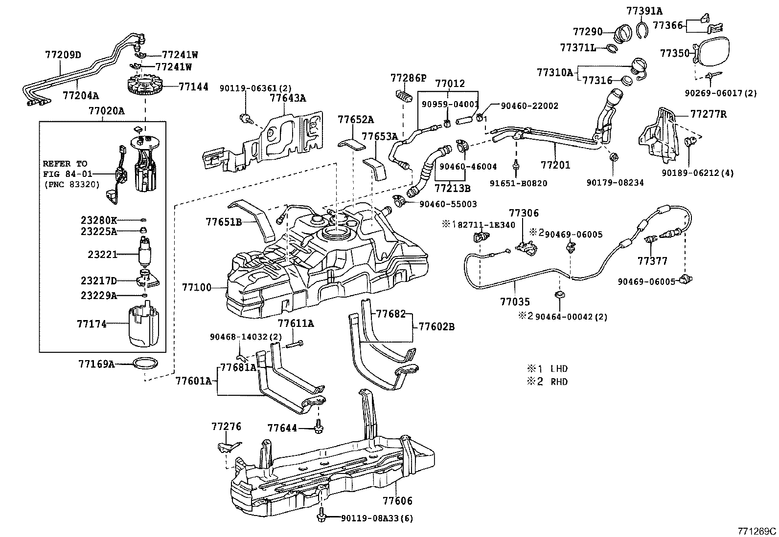  LAND CRUISER 120 |  FUEL TANK TUBE