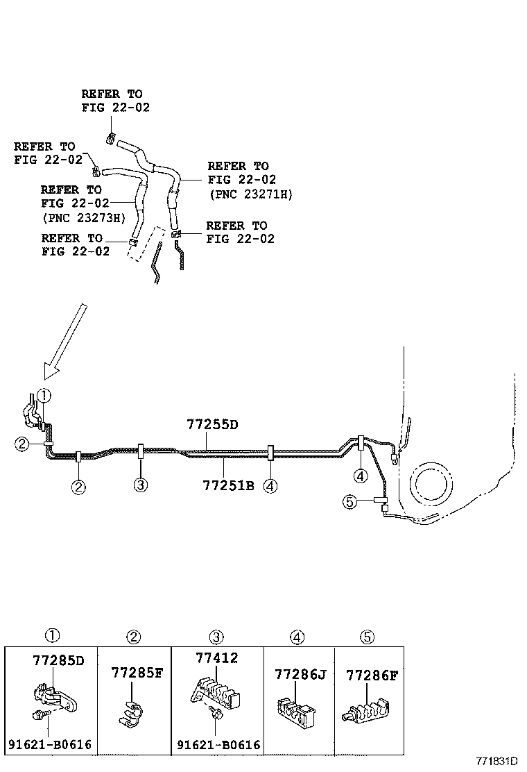  IS250 350 2 D |  FUEL TANK TUBE